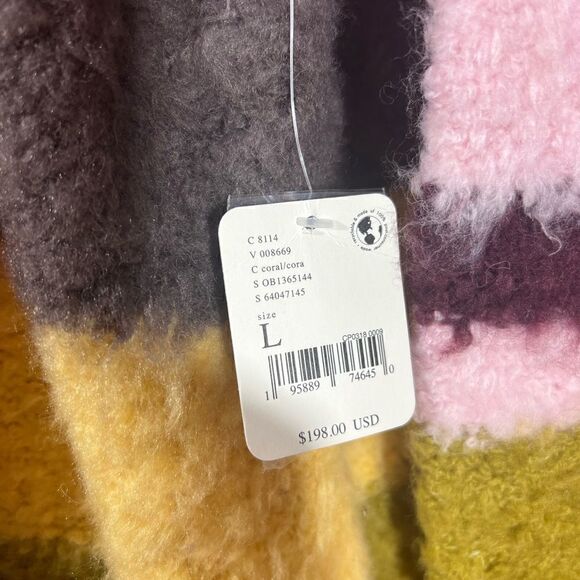 FREE PEOPLE DREAM TEAM CARDI IN DESERT CORAL NWT LARGE SUPER SOFT - Picture 5 of 14